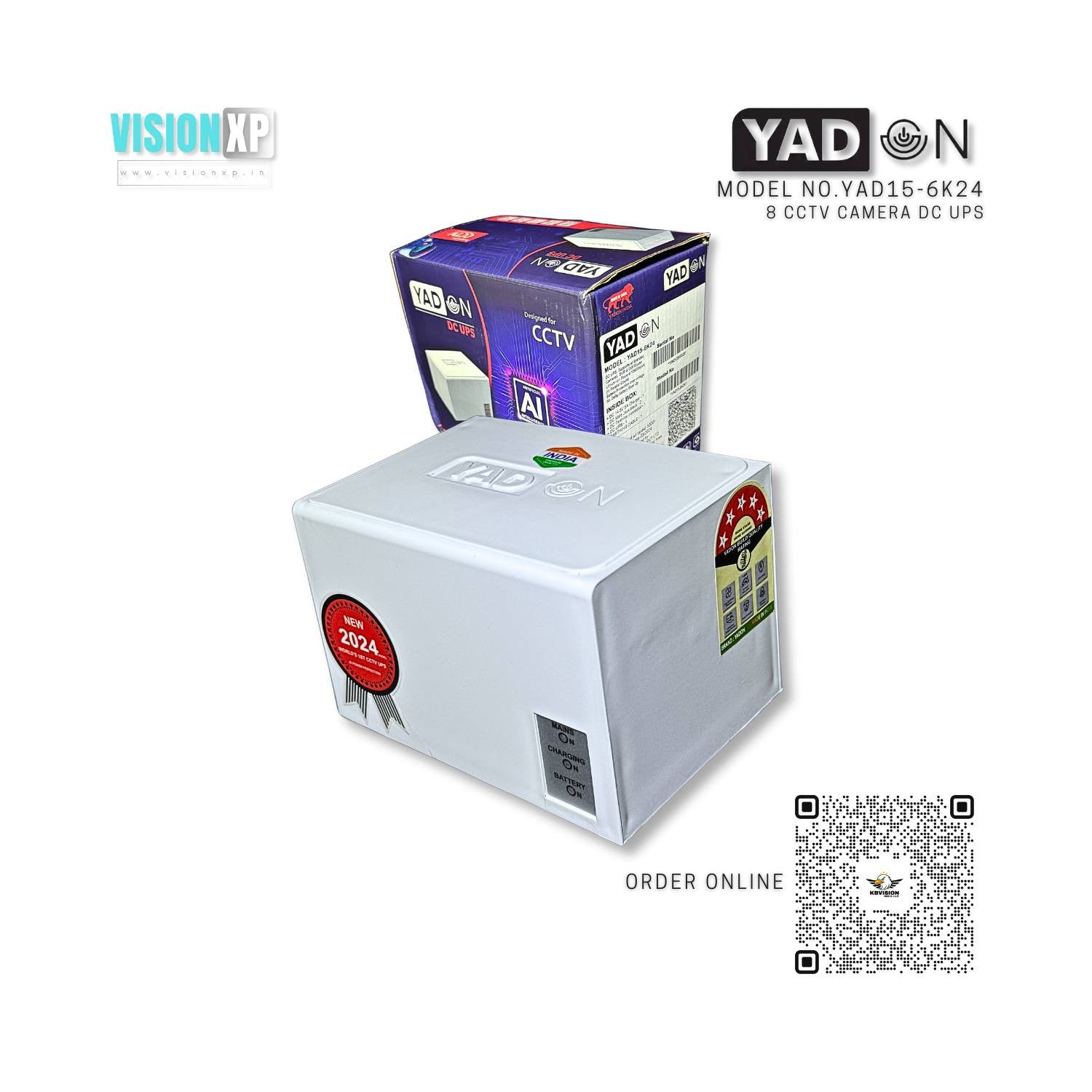YADON YAD15-6K24 CCTV Camera Mini DC UPS YADON YAD15-6K24 CCTV Camera Mini DC UPS